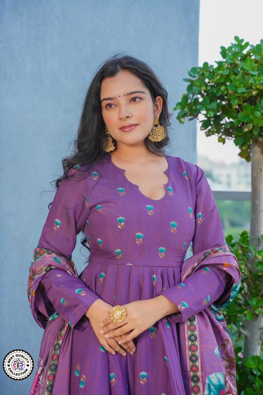Lekha KL 5034 Muslin Cotton Printed Kurti Bottom With Dupatta