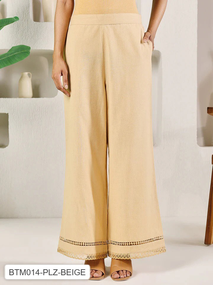 FIO BTM011 to BTM016 Cotton Solid Palazzo