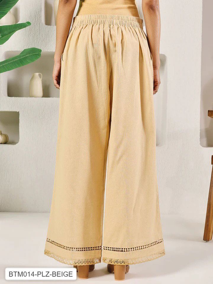 FIO BTM011 to BTM016 Cotton Solid Palazzo