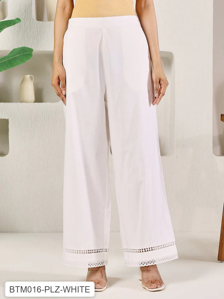 FIO BTM011 to BTM016 Cotton Solid Palazzo