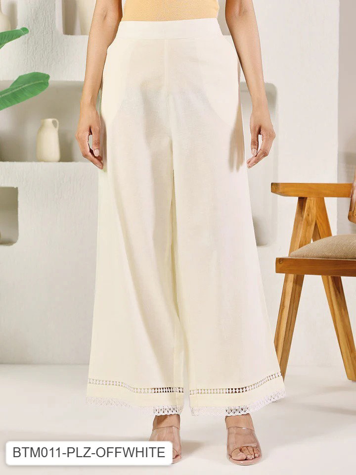 FIO BTM011 to BTM016 Cotton Solid Palazzo