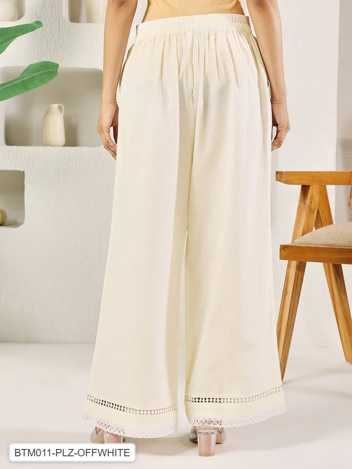 FIO BTM011 to BTM016 Cotton Solid Palazzo