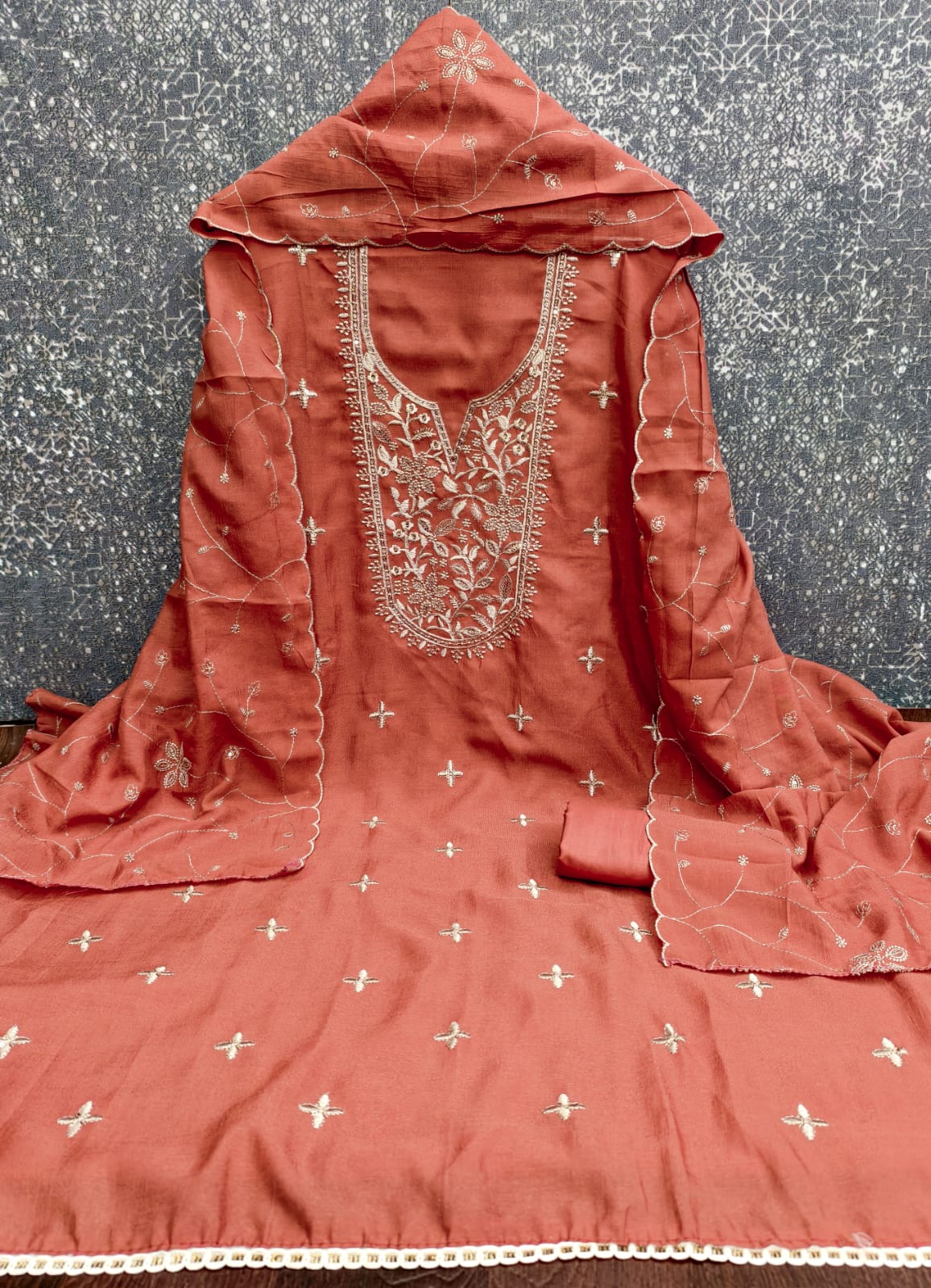Designer Diary Milk 2 Vichitra Silk Multi Squance Work Dress Material Collection 