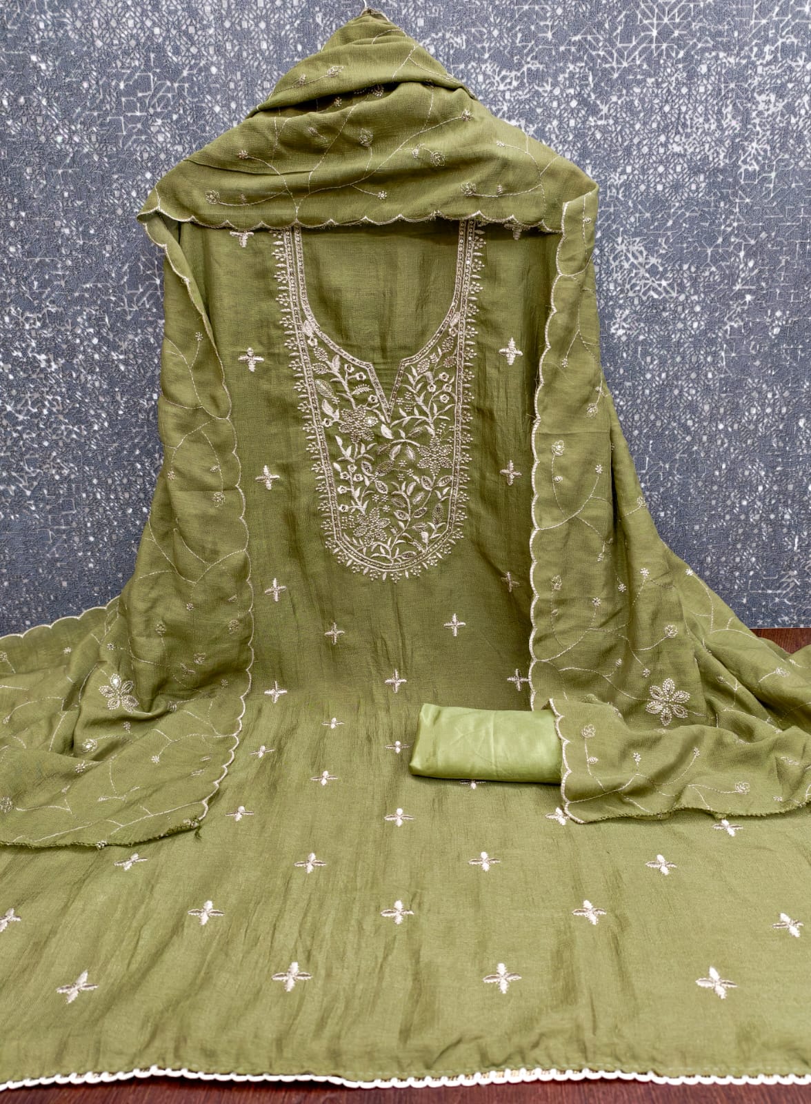 Designer Diary Milk 2 Vichitra Silk Multi Squance Work Dress Material Collection 