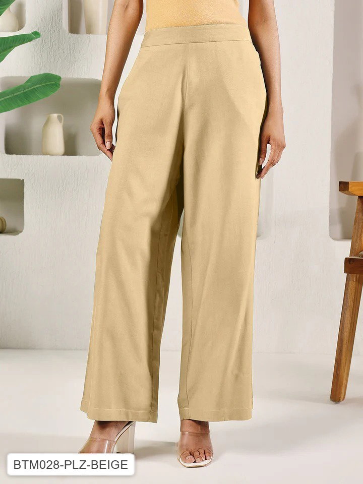 FIO BTM017 to BTM028 Rayon Solid Palazzo 