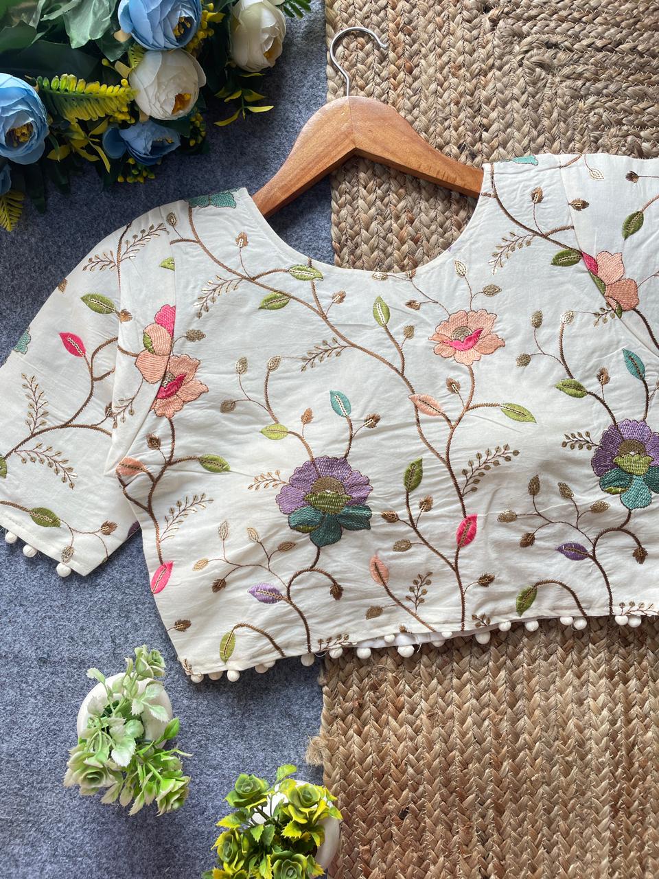 Fab fashion Astar Pure Khadi Cotton Blouse Collection 