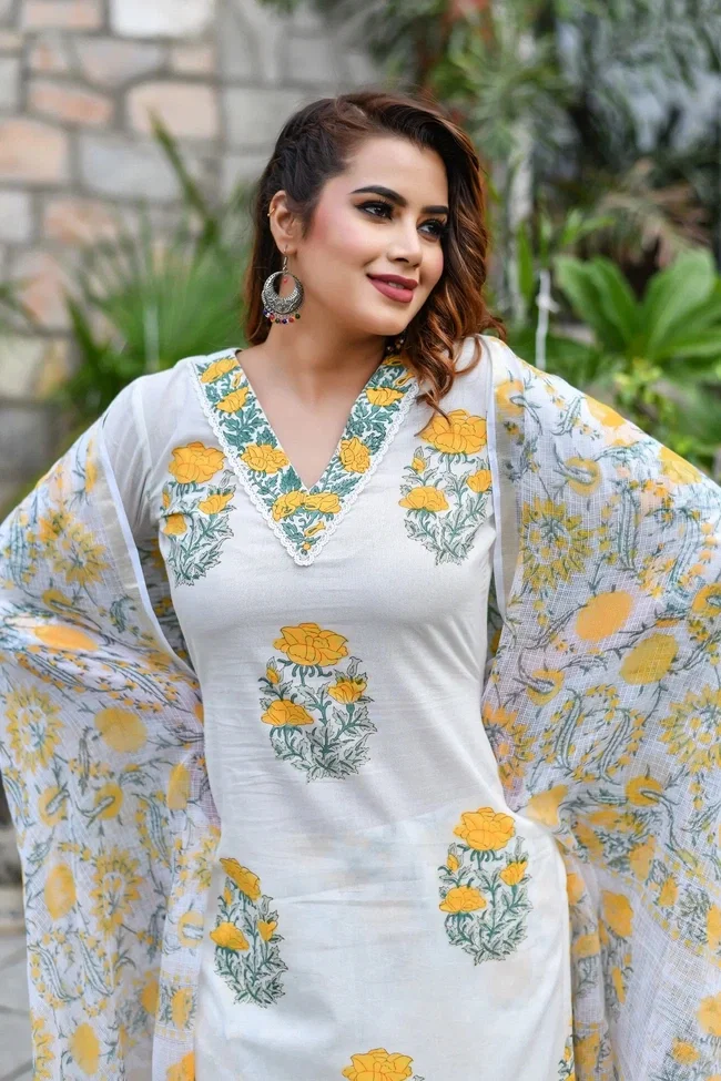 Dhruvi 37 Fancy Kurti With Bottom Dupatta Collection