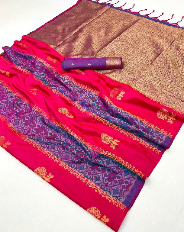 Rajtex Kirtan Patola Pure Silk Handloom Weaving Saree