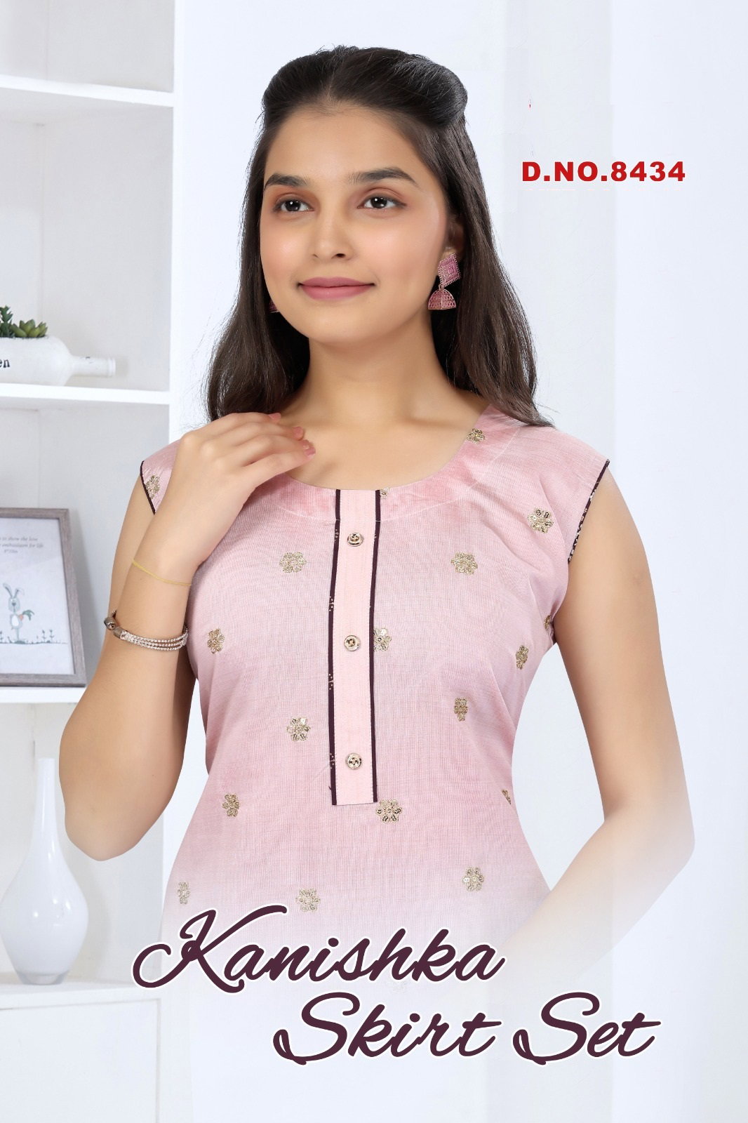 Kanishka Skirt Set 8434 Silk Salwar Suit Collection