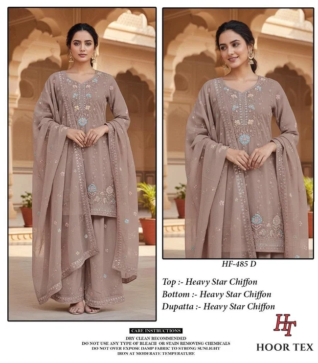 Hoor Tex HF 485 A To D Pakistani Salwar Suit Collection