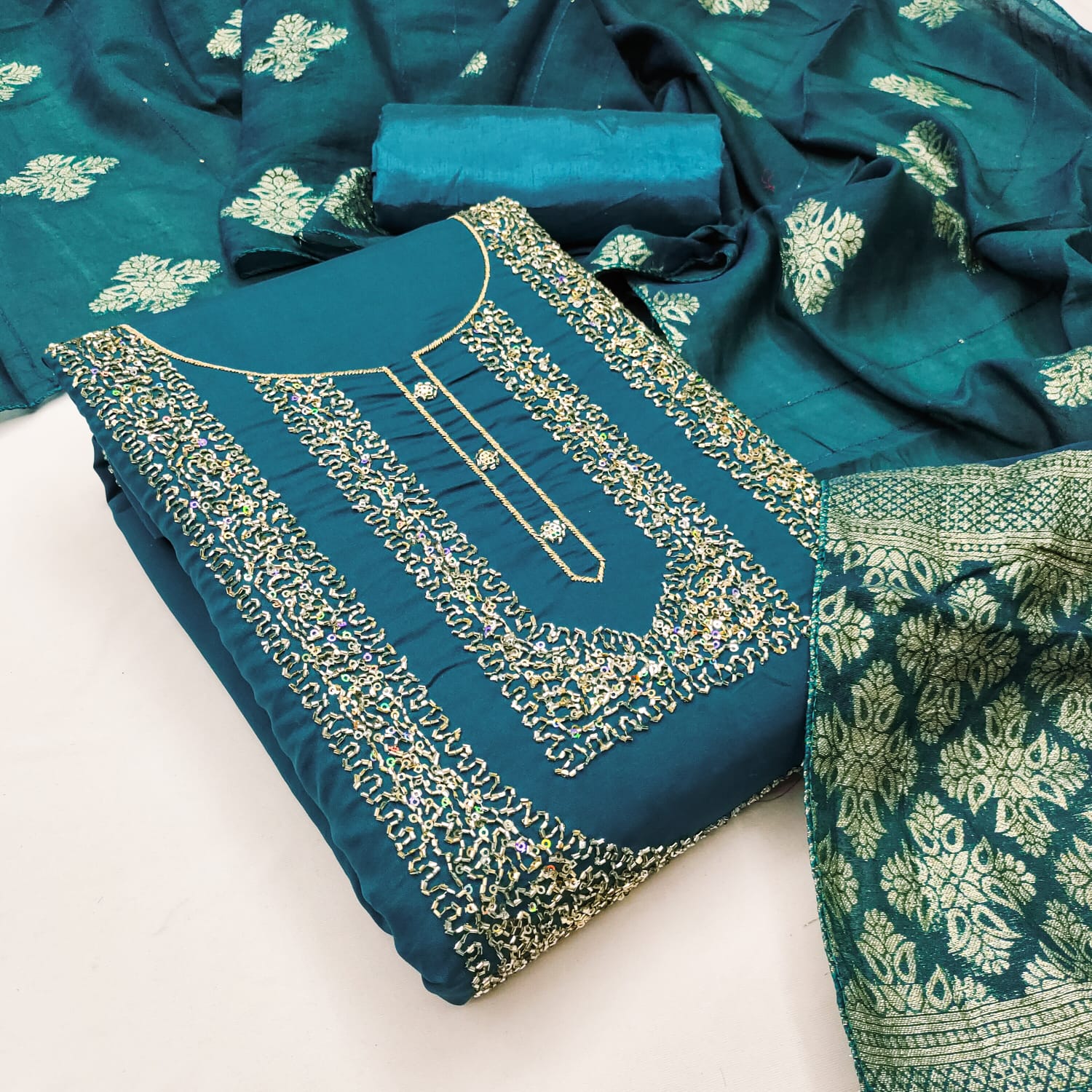 Designer Sringar Kurti Bottom With Dupatta  Dress material Collection