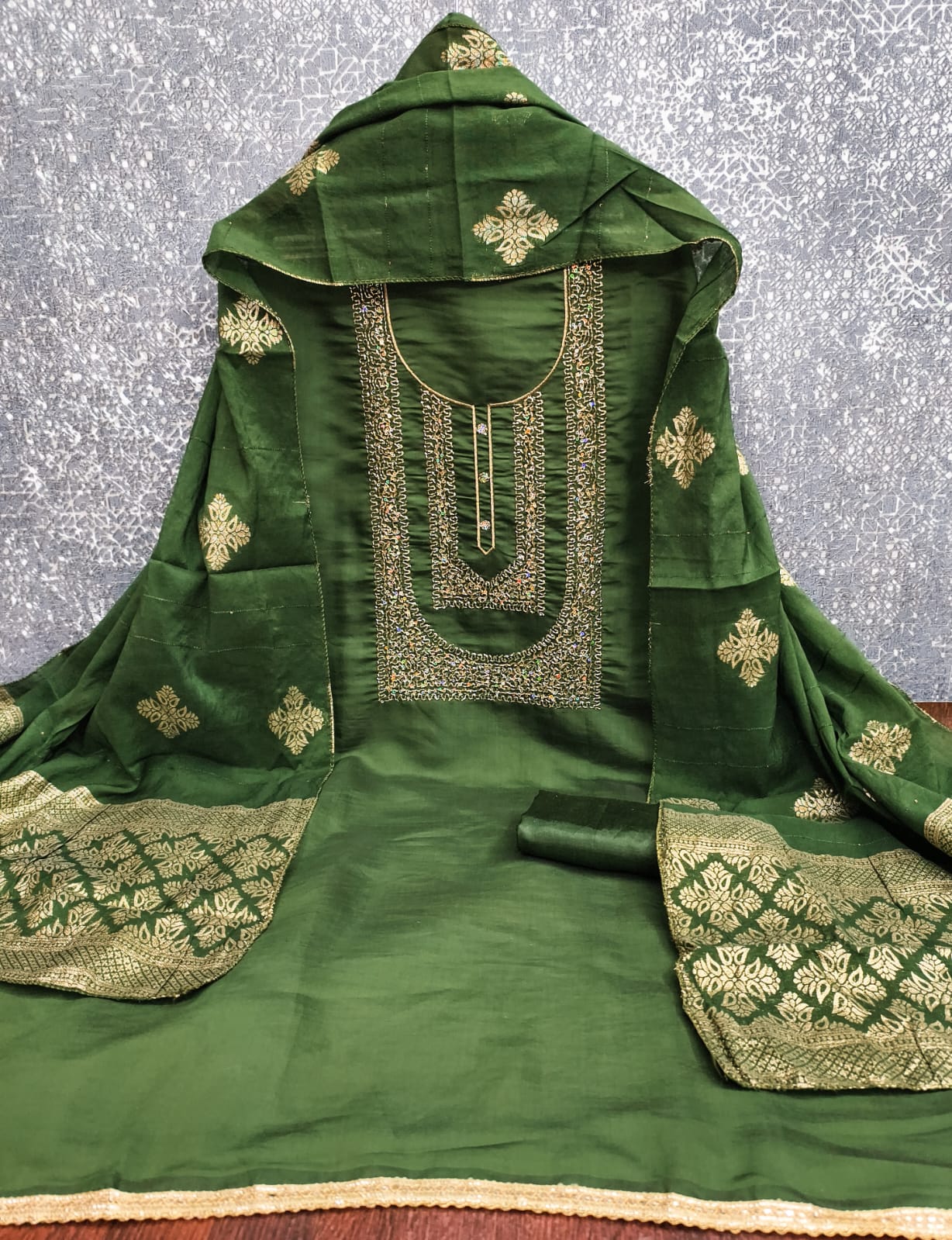Designer Sringar Kurti Bottom With Dupatta  Dress material Collection