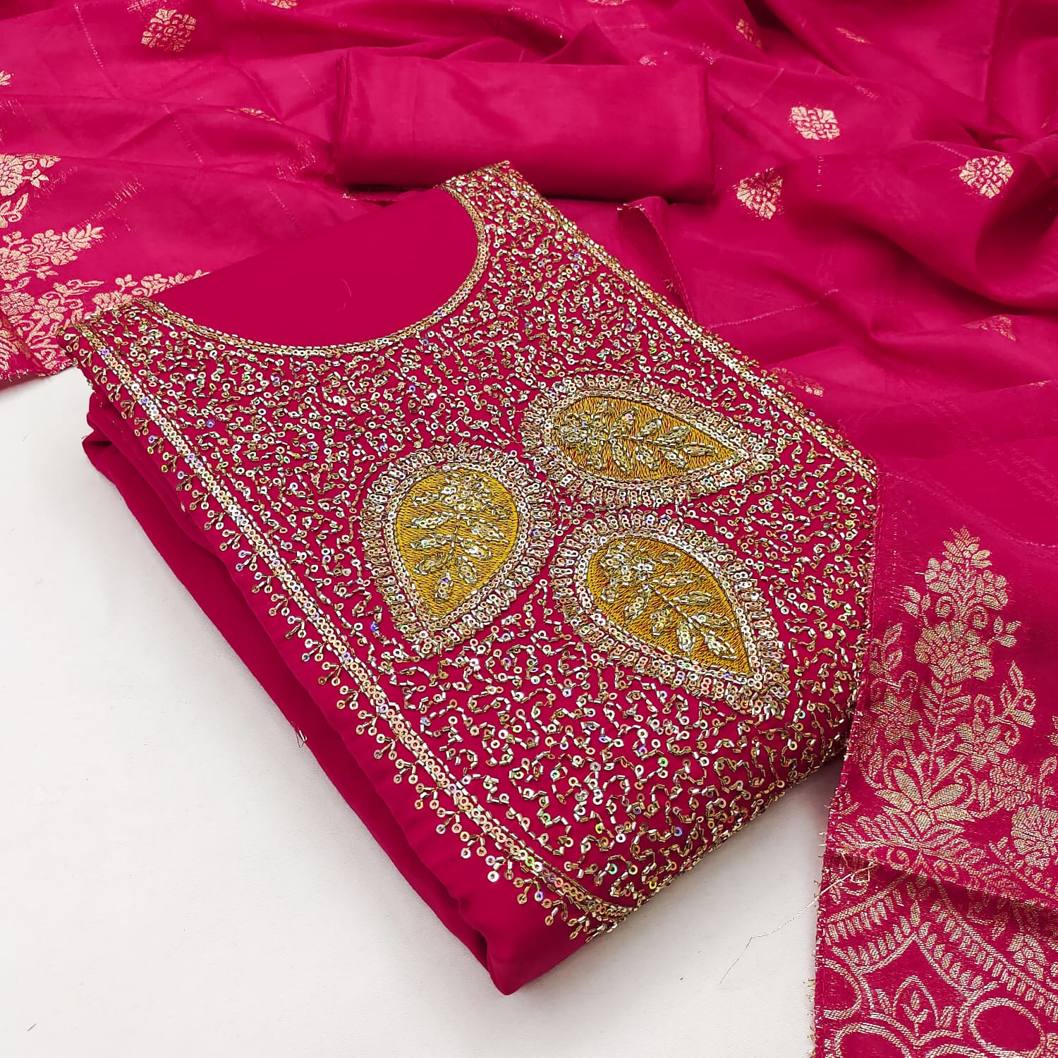 Designer Kashvi Kurti Bottom With Dupatta Dress material Collection