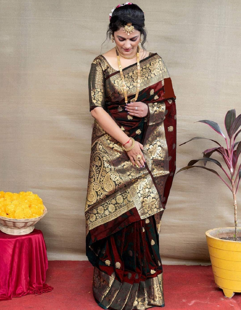 Sd Banarasi Silk Vol 2 Wedding Wear Fancy Saree Collection
