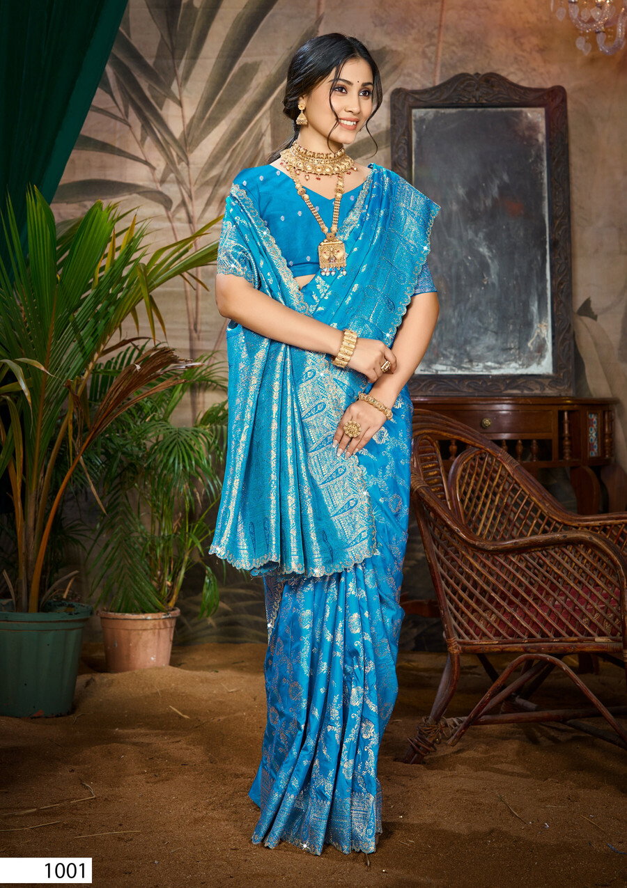 Saroj Tina Silk Saroski Vol 3 Silk Wedding Wear Fancy Saree Collection
