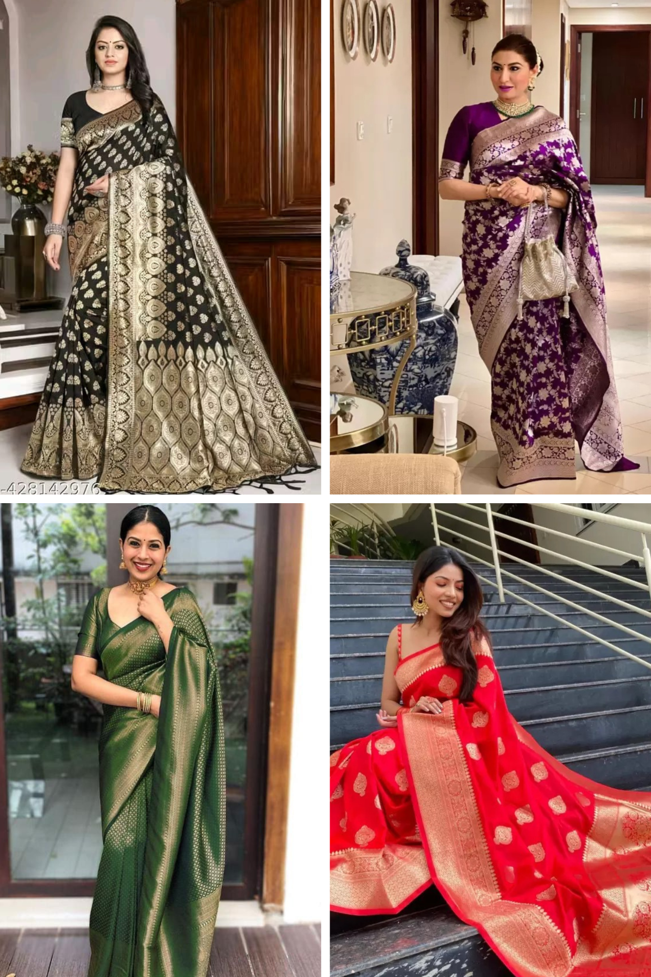 Sd Banarasi Silk Vol 4 Silk Festival Wear Fancy Saree Collection