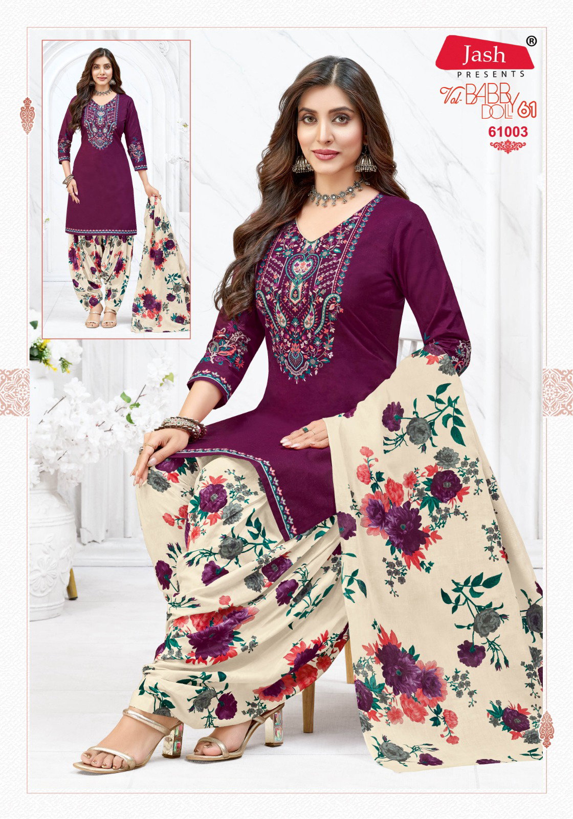 Jash Baby Doll Vol 61 Cotton Dress Material Collection