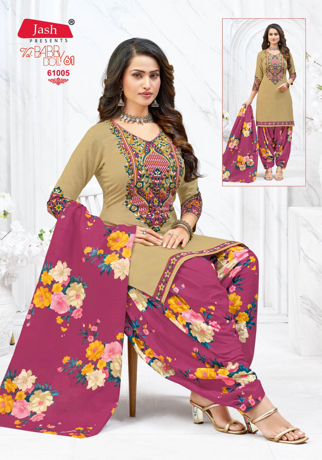 Jash Baby Doll Vol 61 Cotton Dress Material Collection