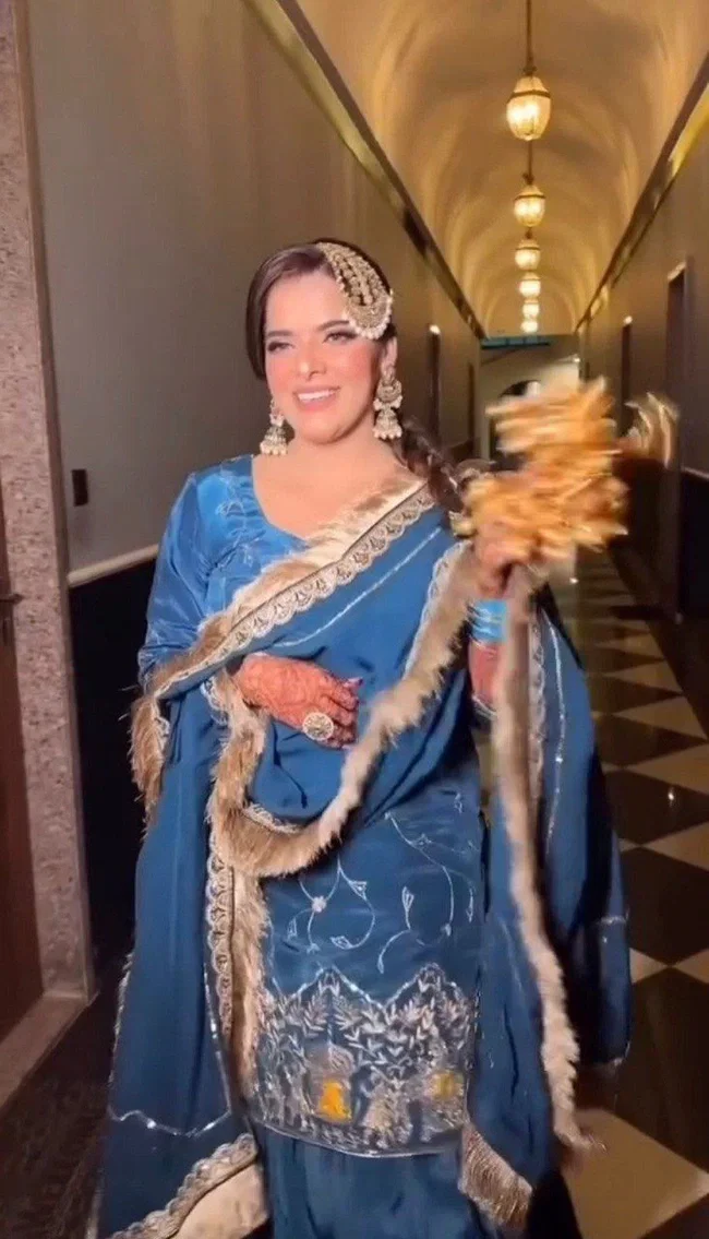 Glory 5865 Crep Silk Sharara Set
