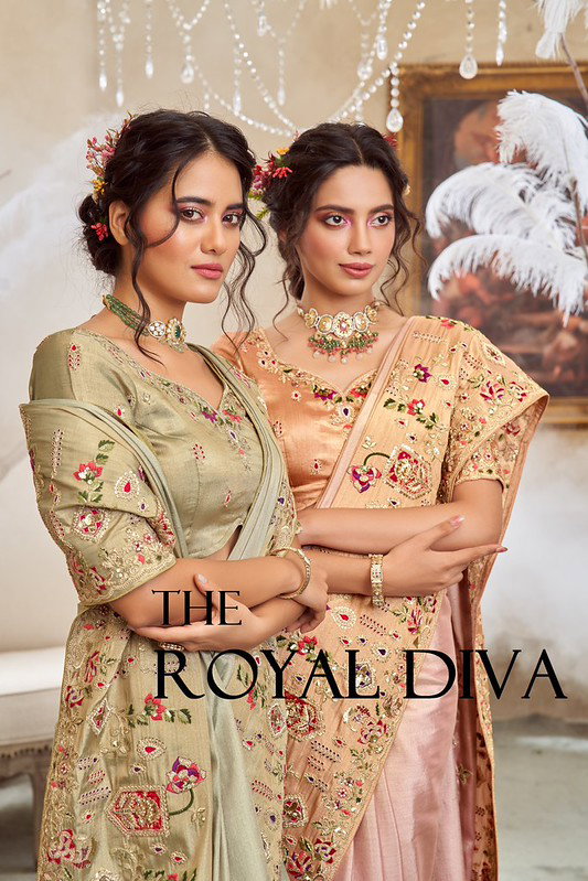 SJ The Royal Diva Viscose Silk Saree