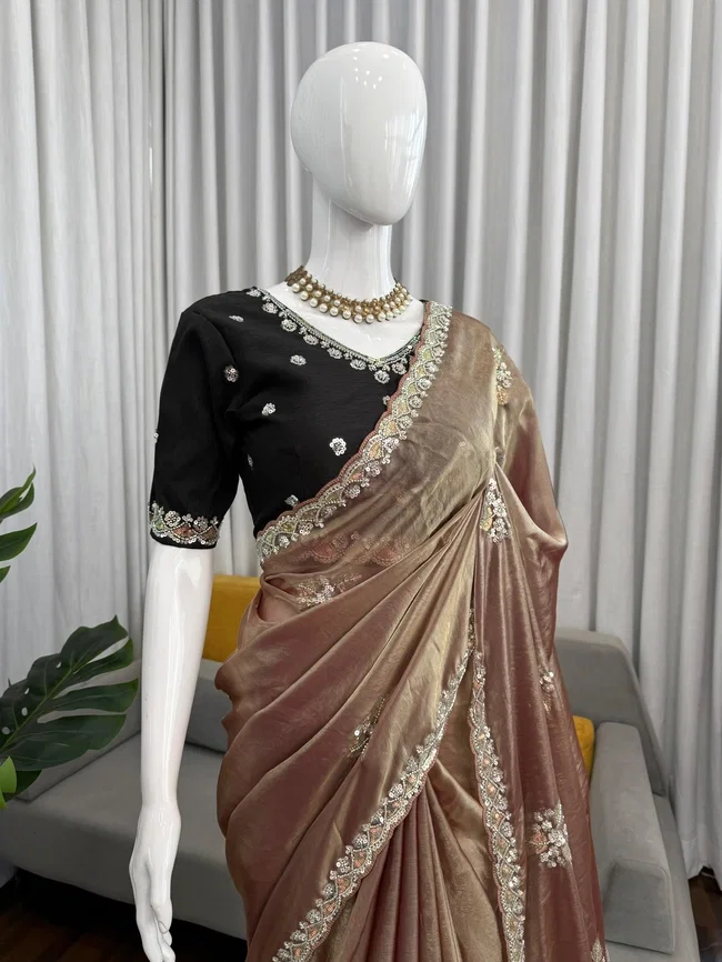 Glory KD 620 Fendy Silk Saree With Blouse