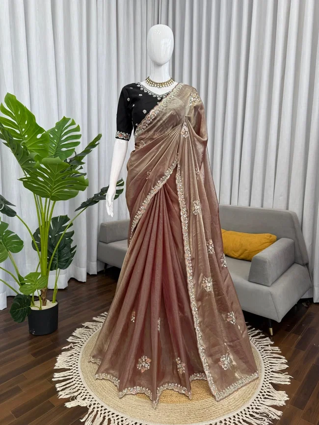 Glory KD 620 Fendy Silk Saree With Blouse