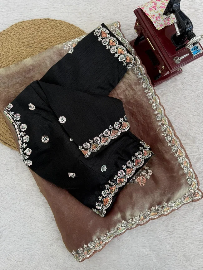 Glory KD 620 Fendy Silk Saree With Blouse