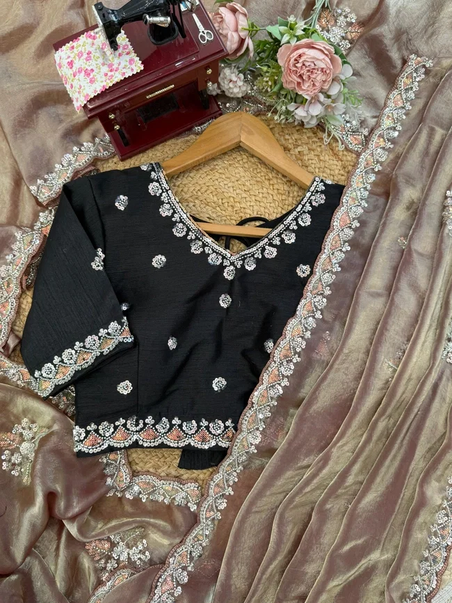 Glory KD 620 Fendy Silk Saree With Blouse