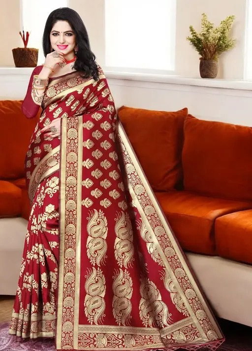 Sd Banarasi Silk Vol 6 Silk Beautiful Saree Collection