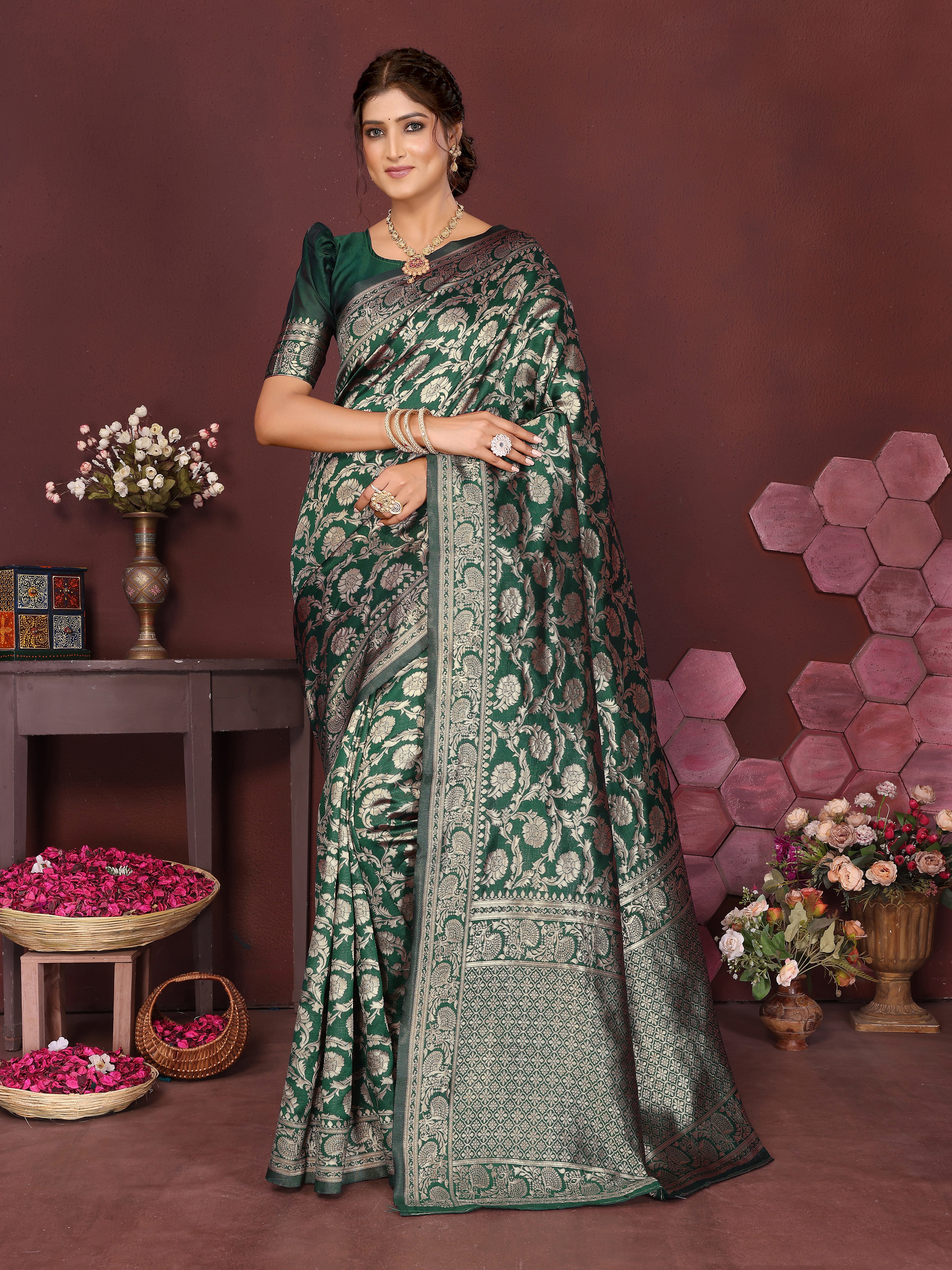 Sd Banarasi Silk Vol 6 Silk Beautiful Saree Collection