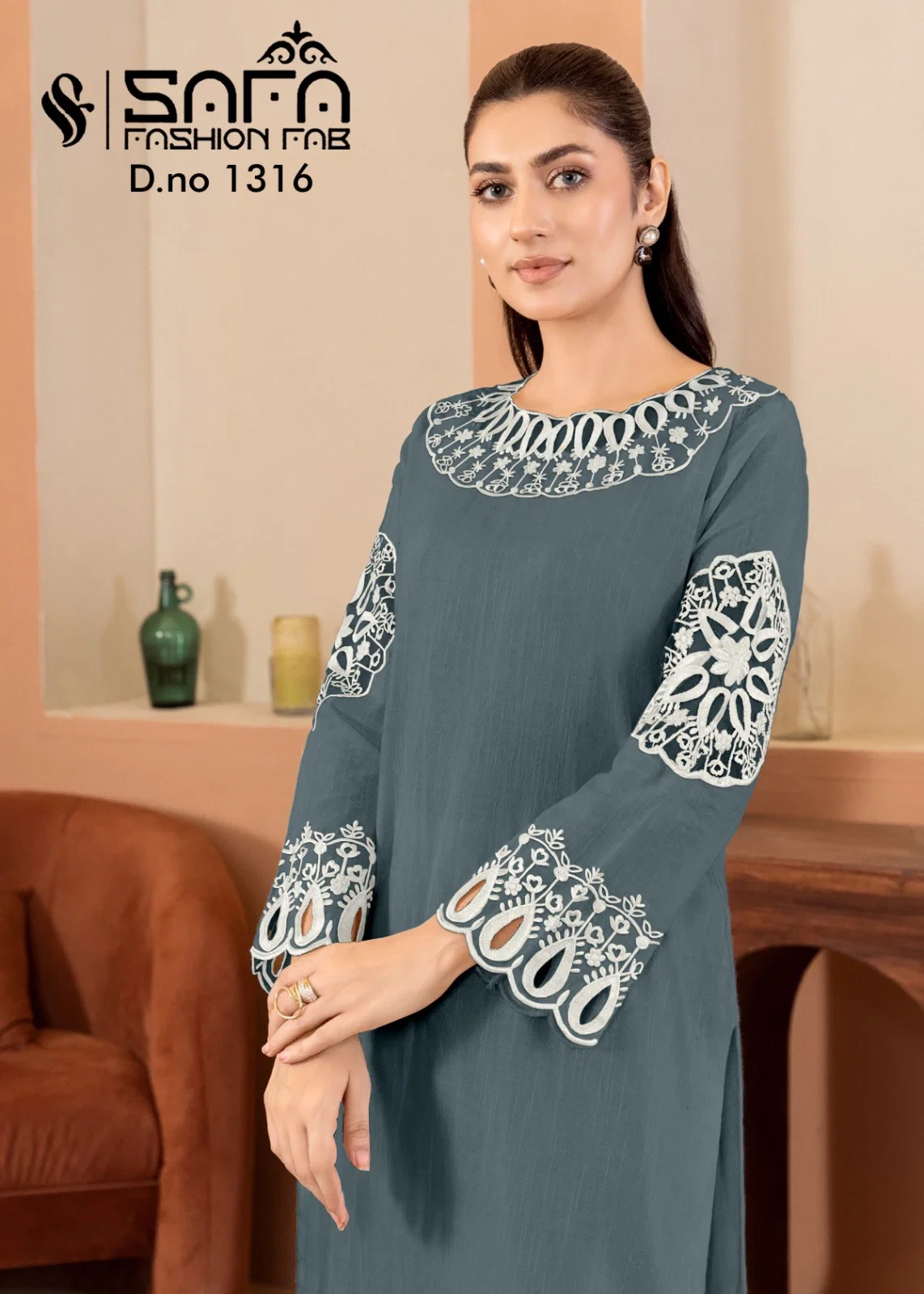 Safa Fashion 1316 Soft Fabric Kurti With Bottom And Dupatta