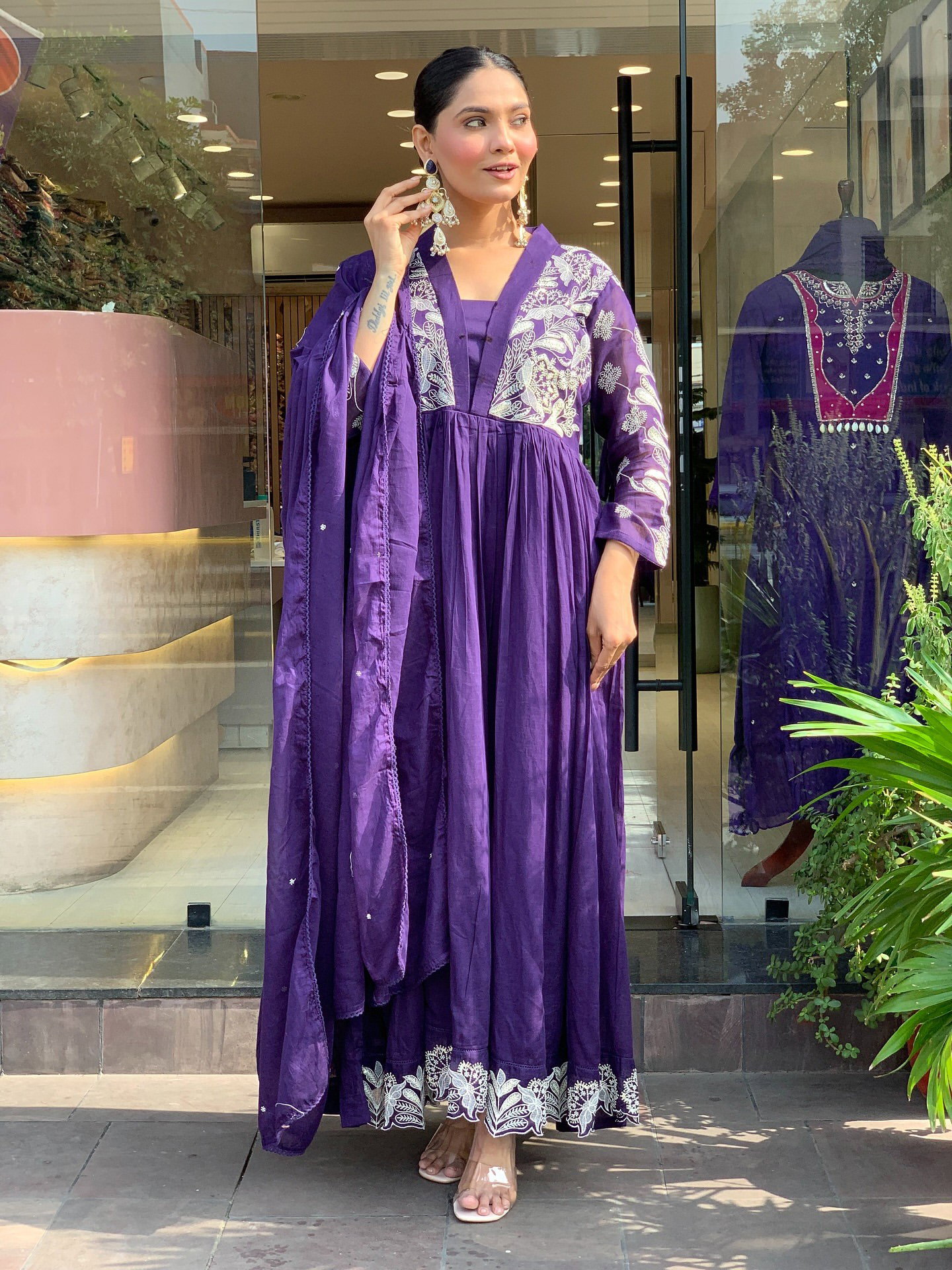 Shivyashvi 01 Roman Silk Embroidery Work Kurti Pant And Dupatta Collection