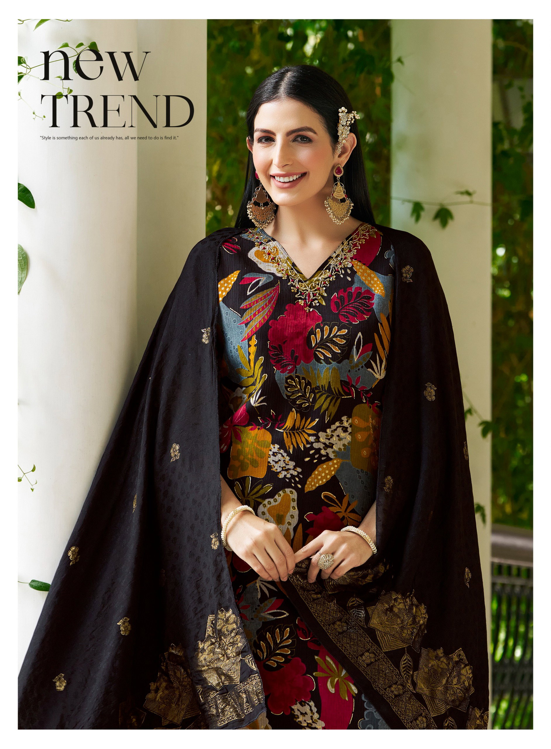 Radhika Prisha Vol 1 Milano Print With Handwork Kurti Pant And Dupatta
