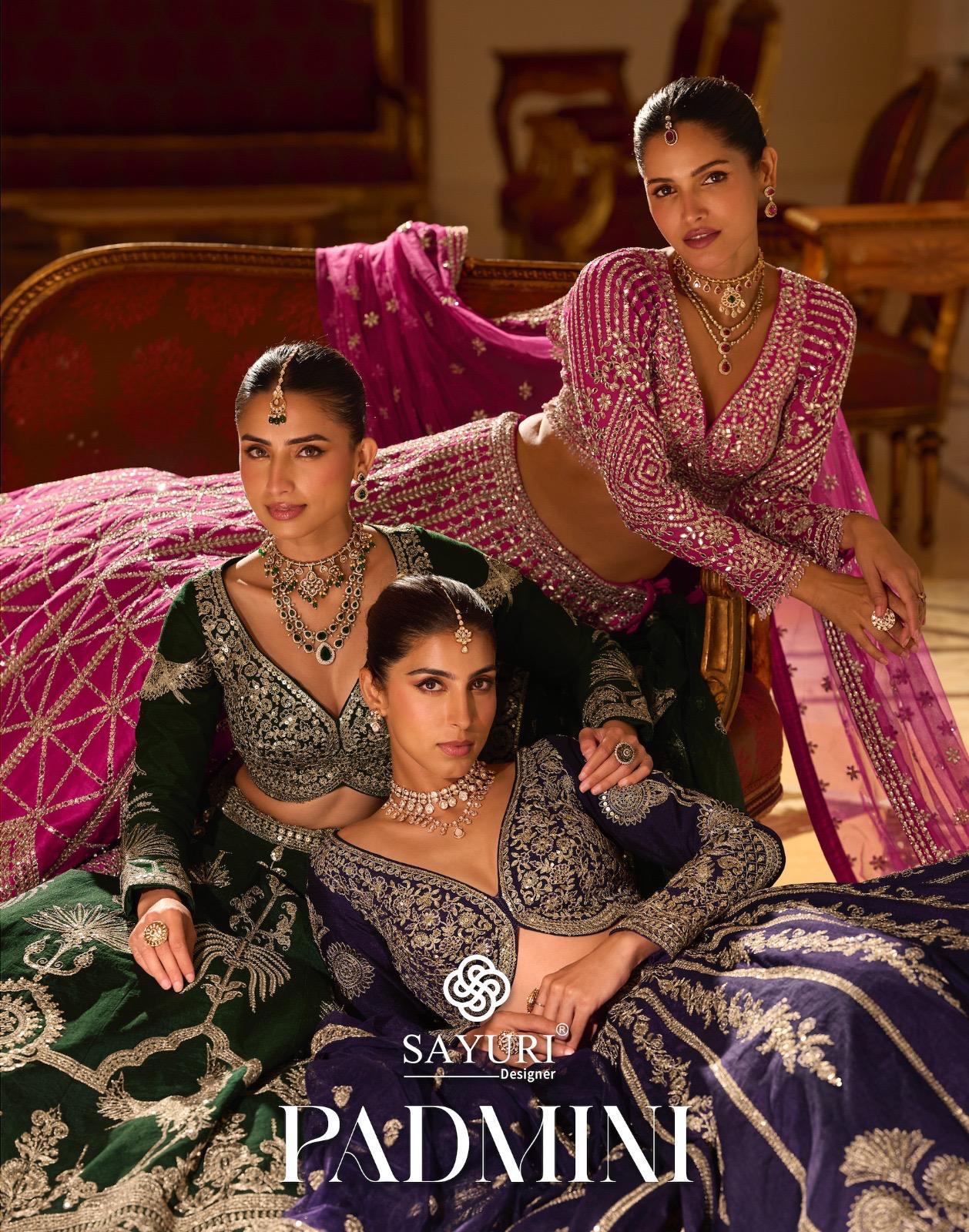 Sayuri Padmini Real Silk Heavy Embroidery Lehenga Choli