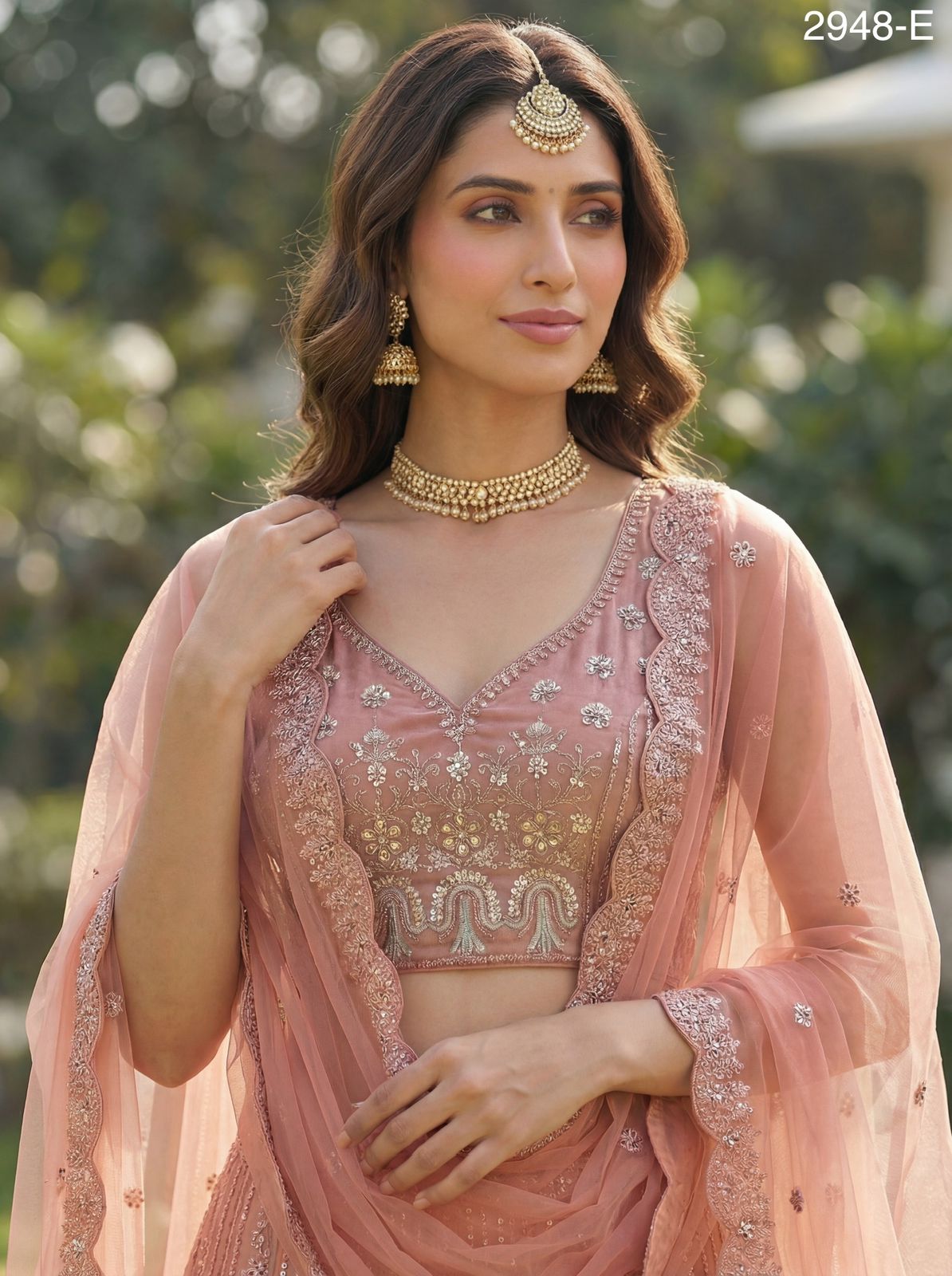 Anjani 2948 Exquisite Embroidery work and Patch style work Partywear Lehenga Choli Collection 