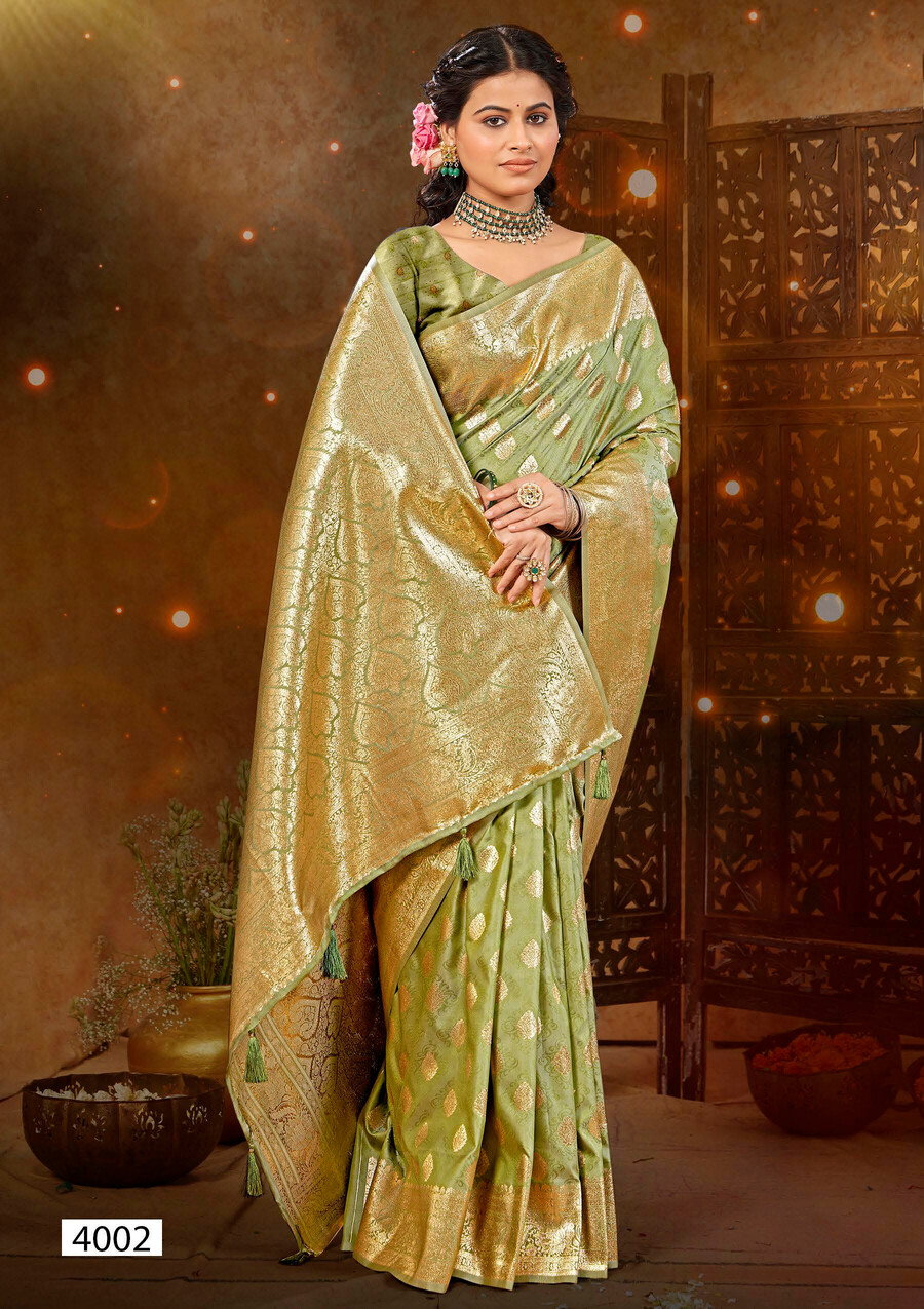 Saroj Kanika Silk Vol 4 Silk Wedding Wear Fancy Saree Collection
