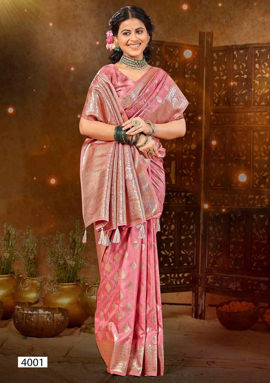 Saroj Kanika Silk Vol 4 Silk Wedding Wear Fancy Saree Collection