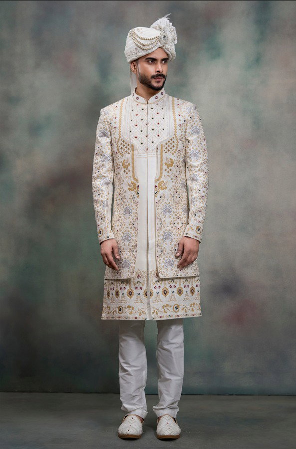 Swarg 5095 to 5099 series Wedding Sherwani Kurta Design Collection 