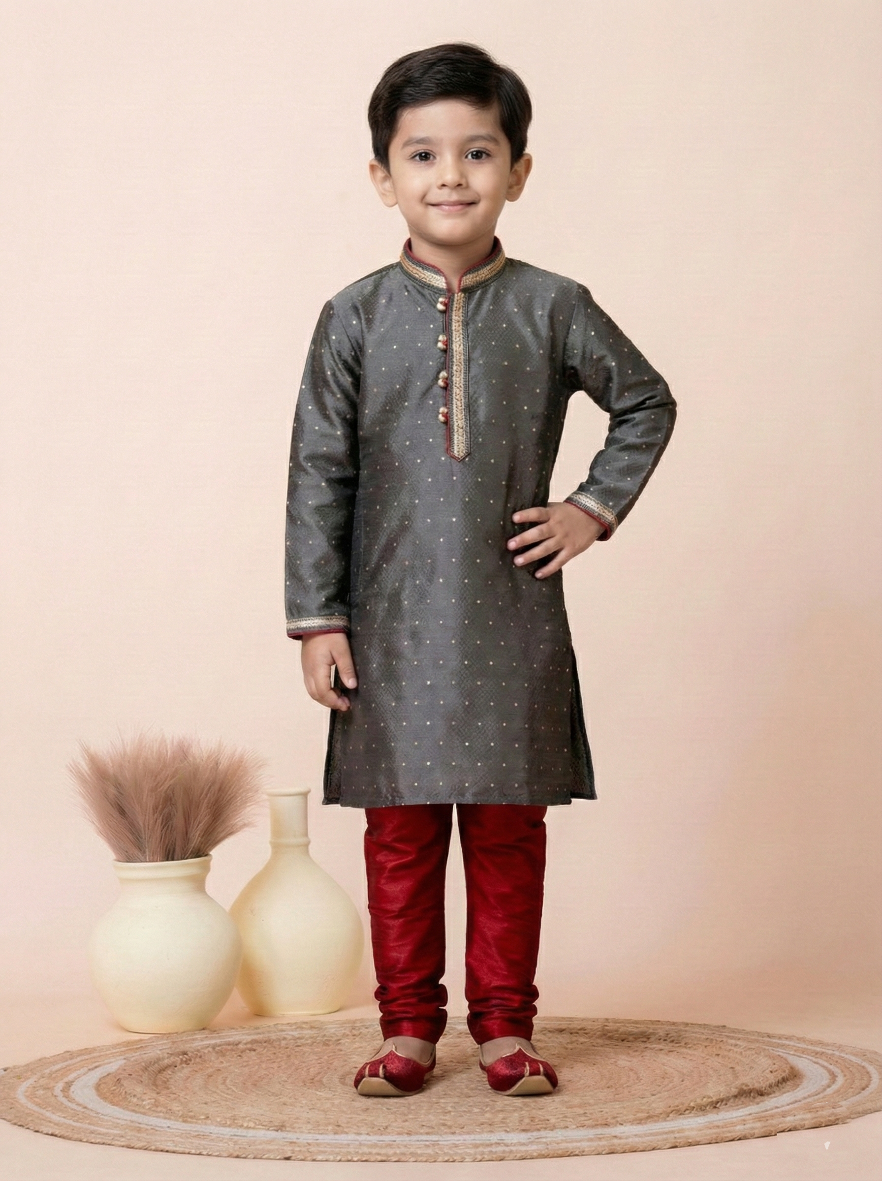 Swarg 980 To 984 Banarasi Dhupion Kurta Pajama Collection