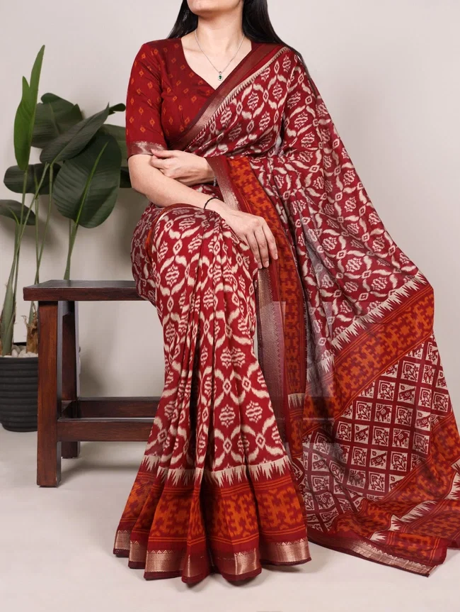 Lekha YF 7020 Viscose Chanderi Zari Border Daily Wear Saree Collection