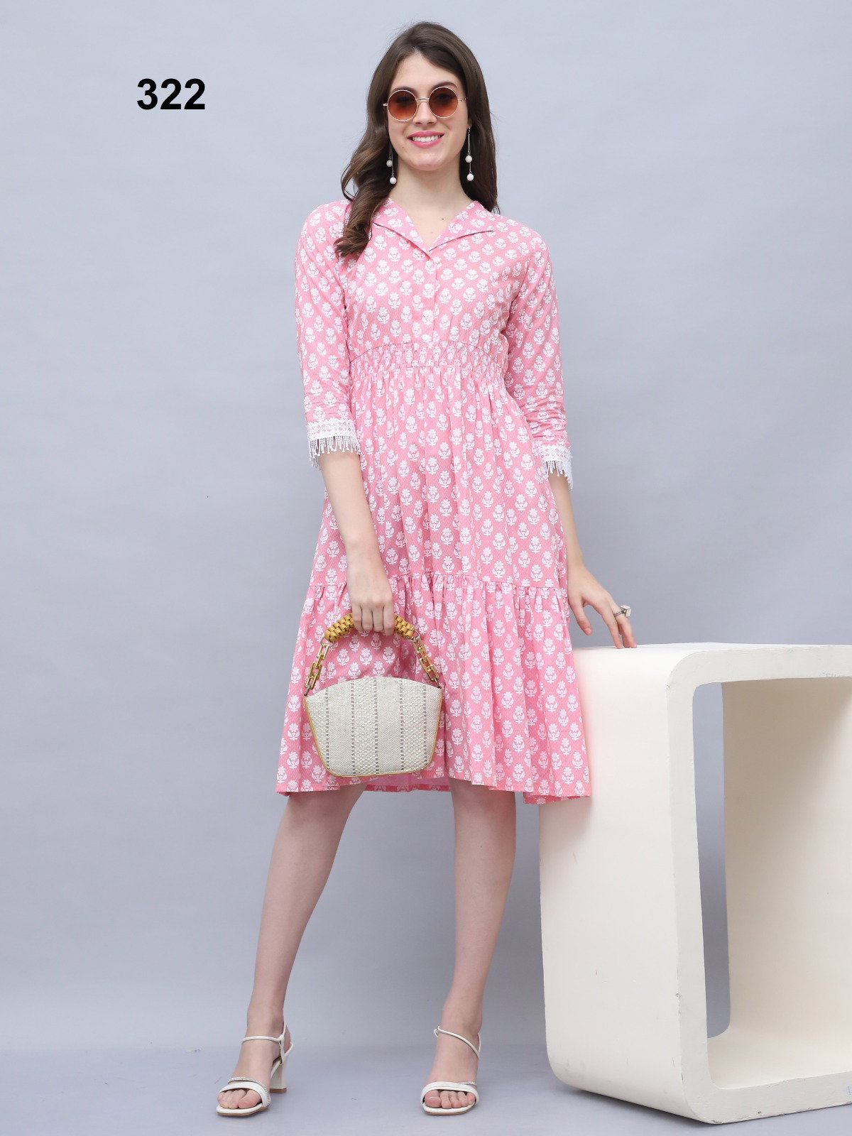 Lekha Nandini 05 Pure Cotton Printed Kurti Collection