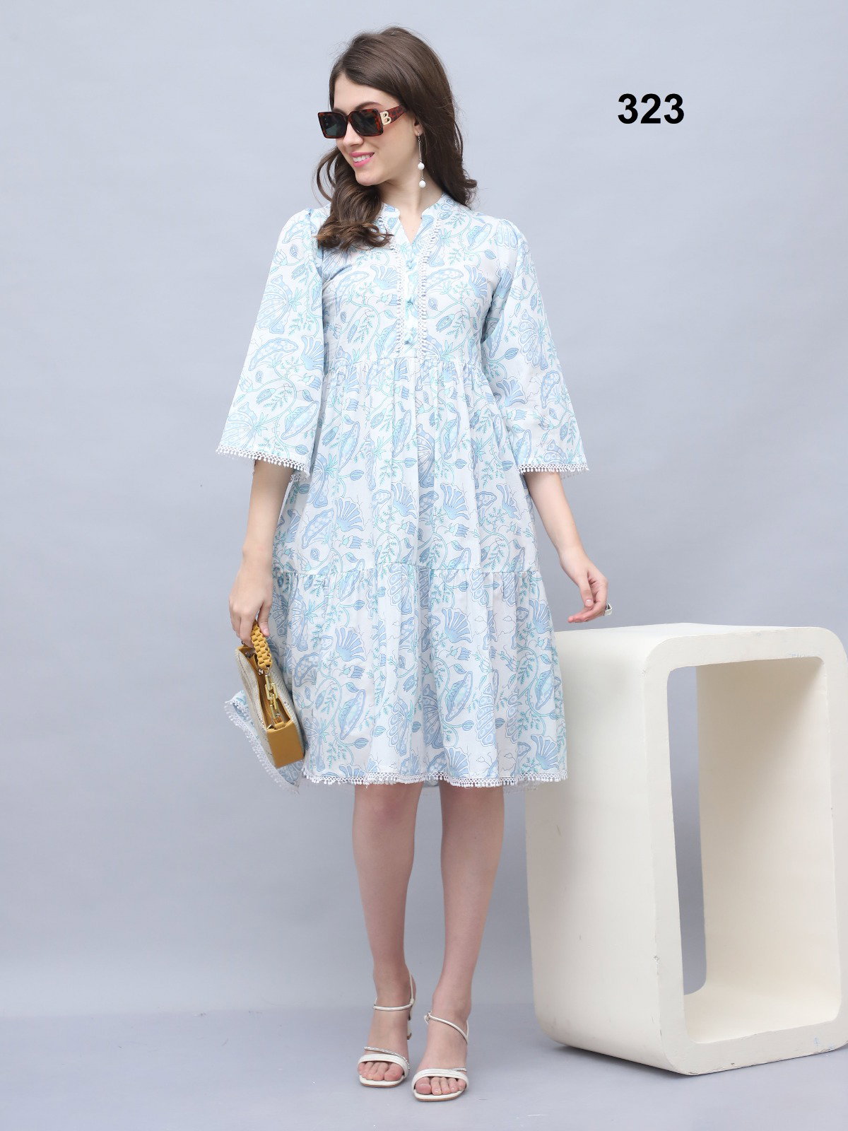Lekha Nandini 05 Pure Cotton Printed Kurti Collection