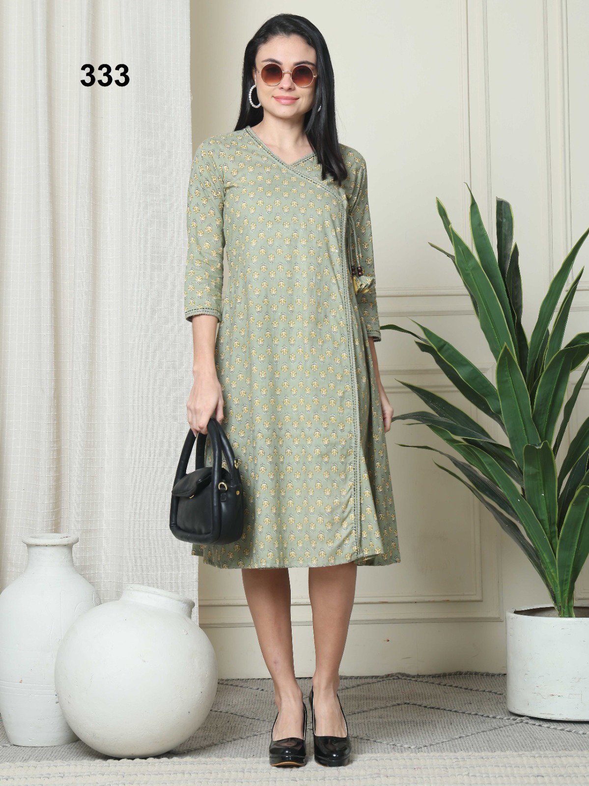Lekha Nandini 05 Pure Cotton Printed Kurti Collection