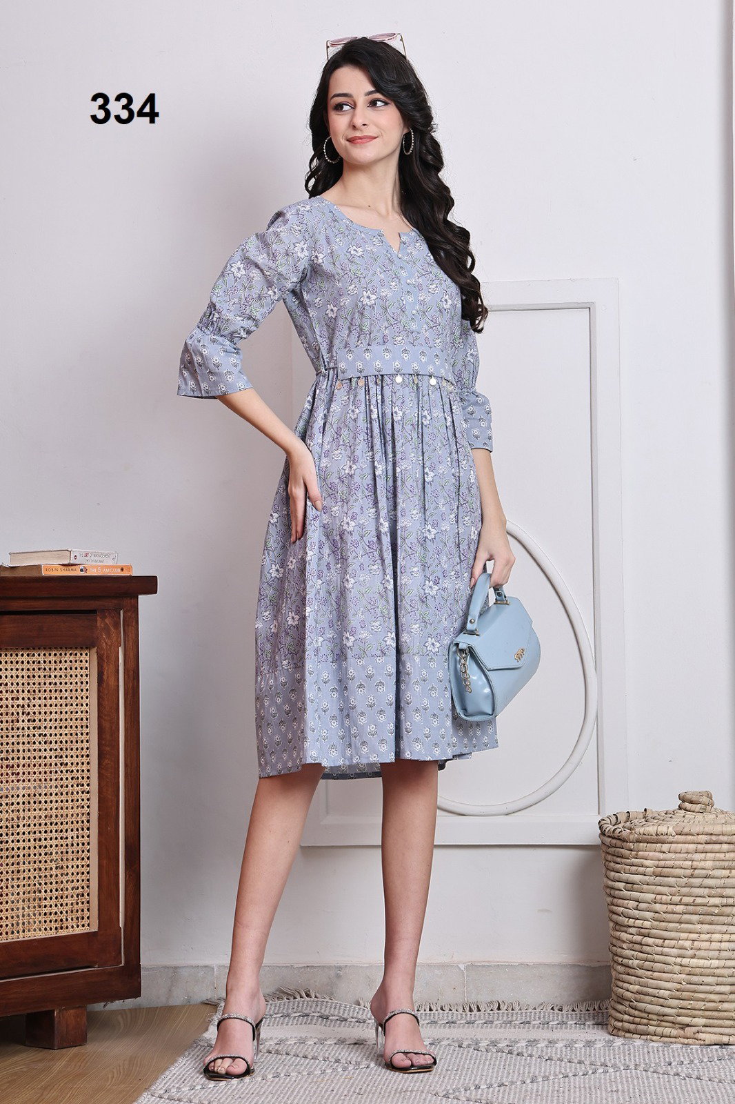 Lekha Nandini 05 Pure Cotton Printed Kurti Collection