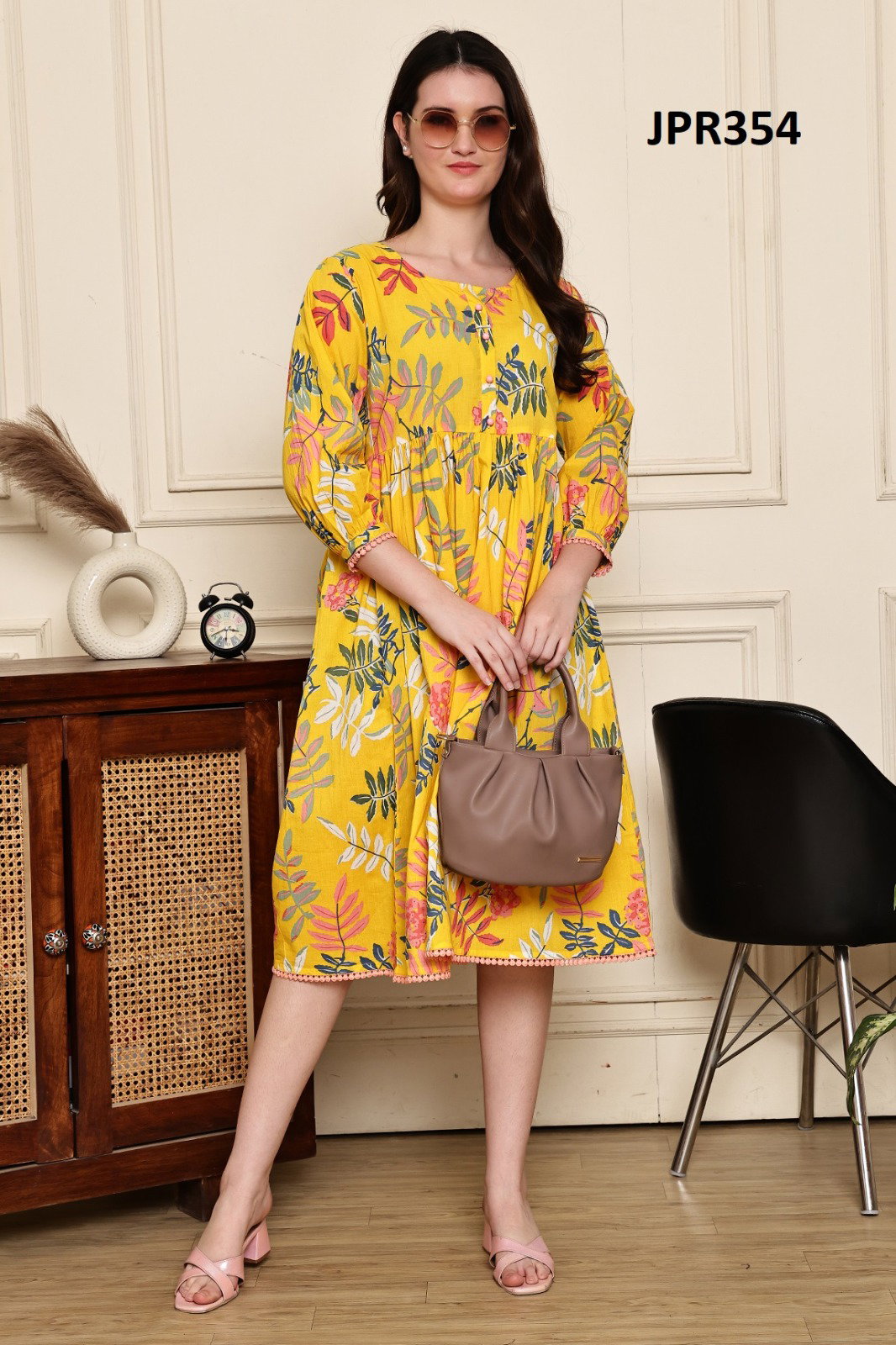 Lekha Nandini 05 Pure Cotton Printed Kurti Collection