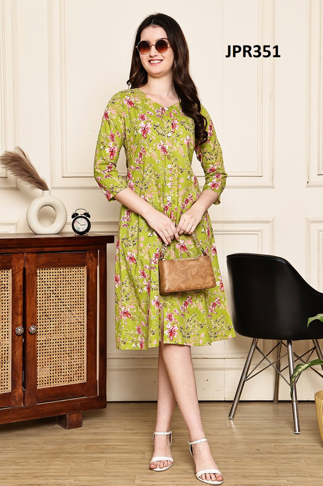 Lekha Nandini 06 Pure Cotton Printed Kurti