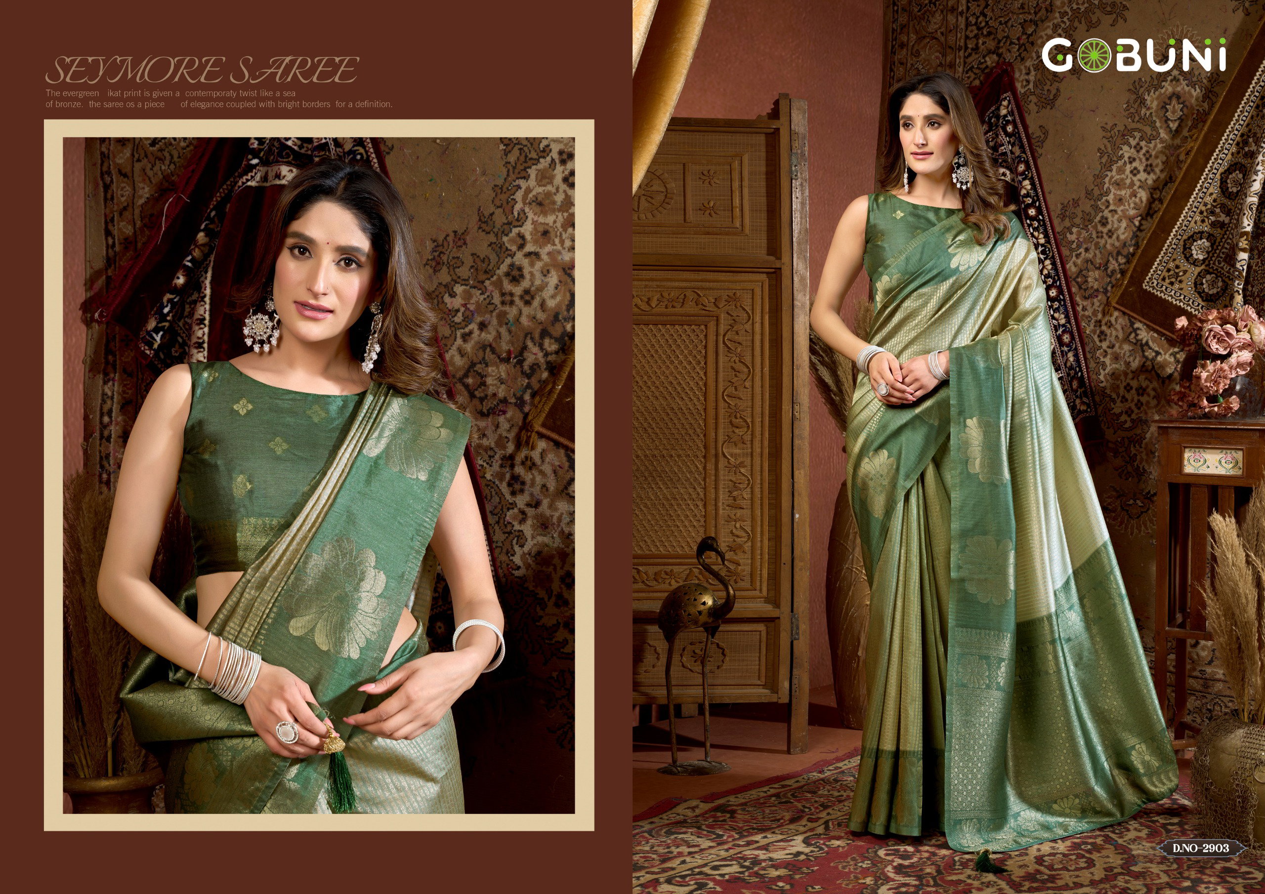 Gobuni Stella Soft Kota Silk Traditional Wear Saree Collection