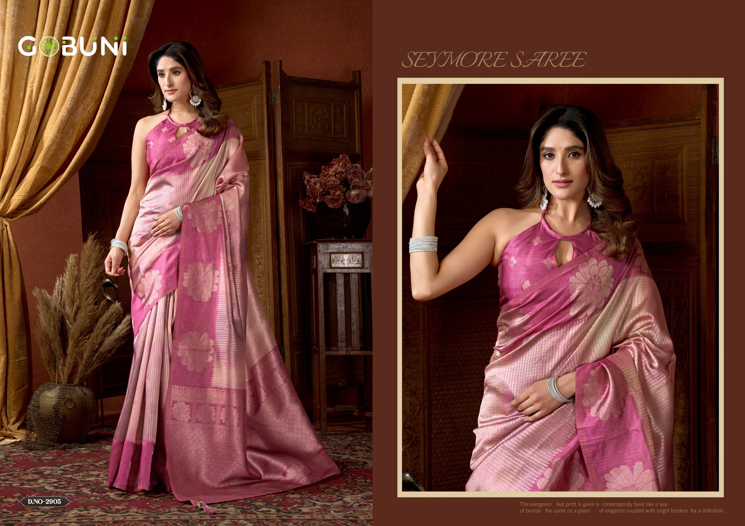 Gobuni Stella Soft Kota Silk Traditional Wear Saree Collection
