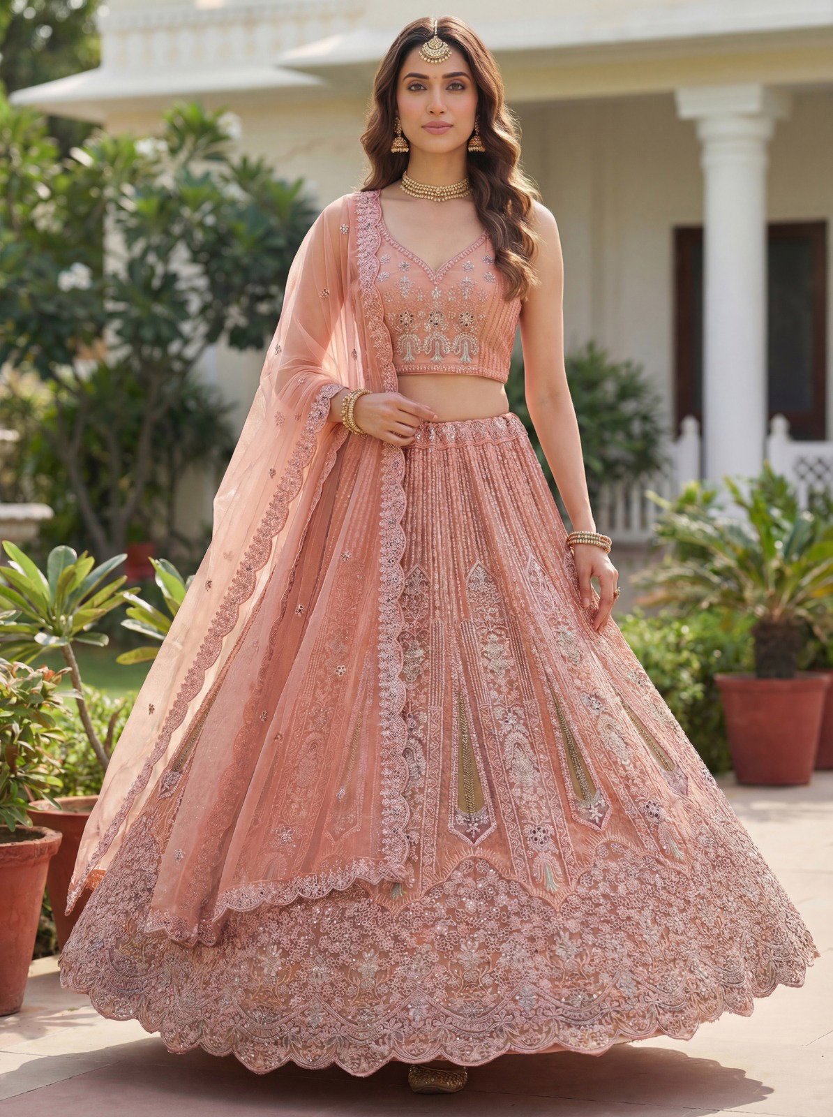Sau PC Kohinoor Bridal Net With Soft Net Dupatta Lehenga Collection