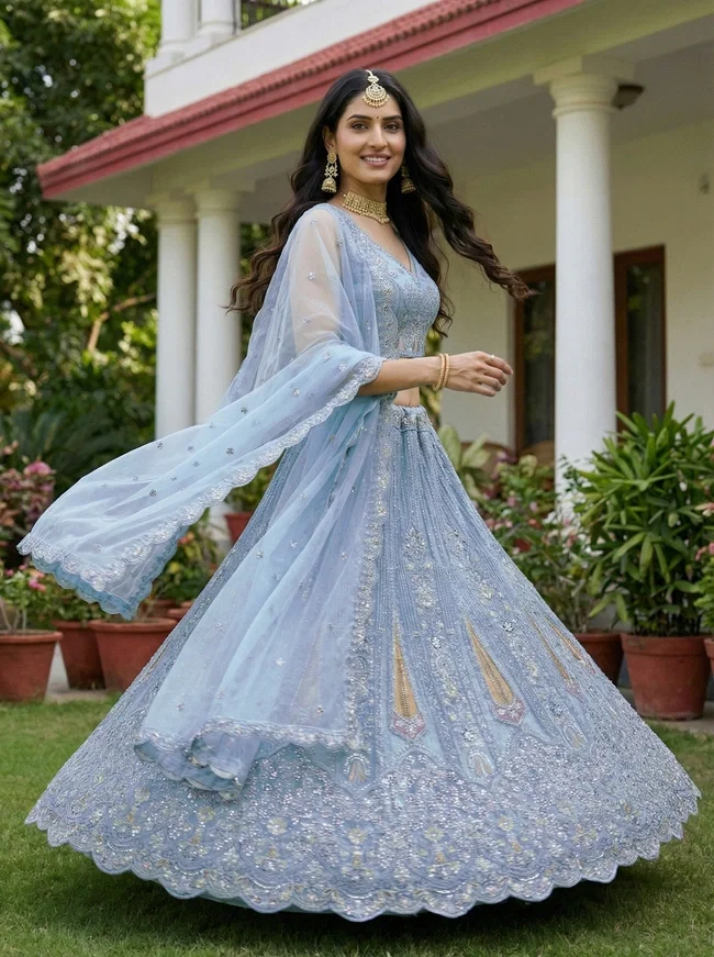 Sau PC Kohinoor Bridal Net With Soft Net Dupatta Lehenga Collection
